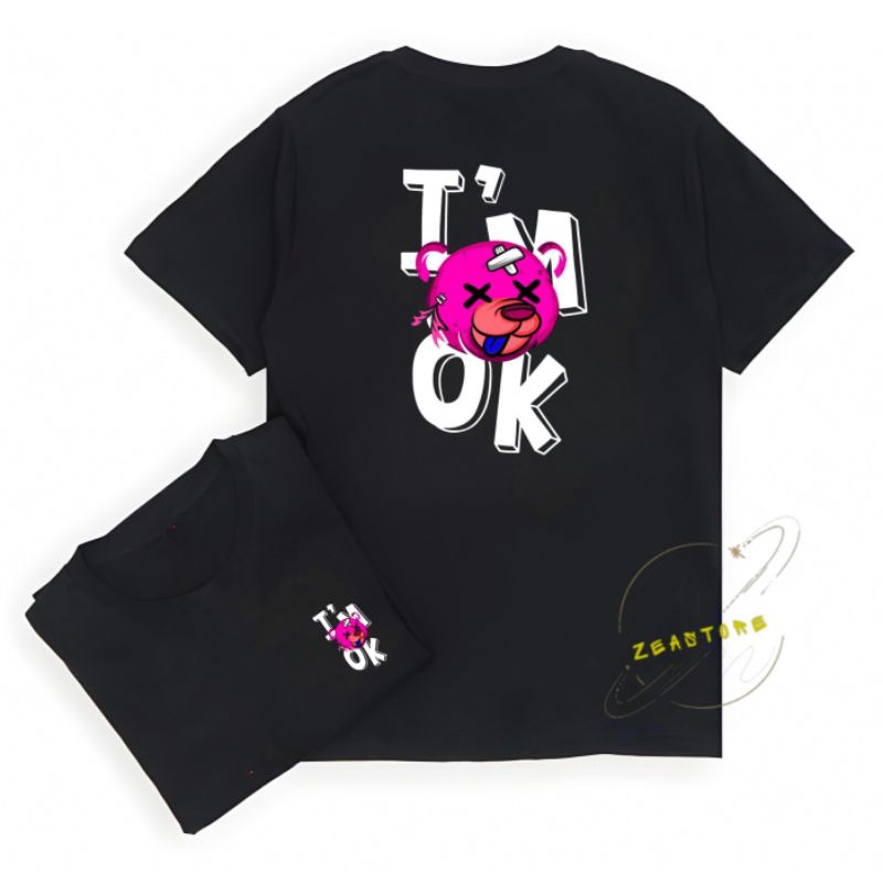 Kaos Distro Im'OK DB Lengan Pendek Premium Quality Baju Pria Wanita COD