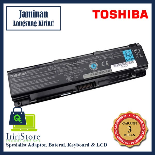 BATERAI ORIGINAL LAPTOP TOSHIBA C40 C40-A C50 C50D C55 PA5109