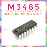 M3485, multi-instrument melody generator, UM3485, musical bell, lagu