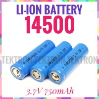Li ion Battery 14500 3.7V 750mAh