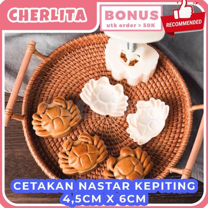 Cetakan Kepiting Mooncake Crab Nastar Kue Kering Unik Lucu Import Mold