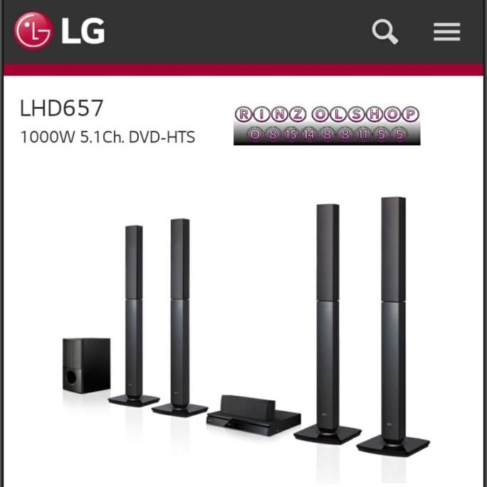 Best Seller Home Theater Lg Lhd-657 Wireless Bluetooth Audio Streaming Stok Terbatas