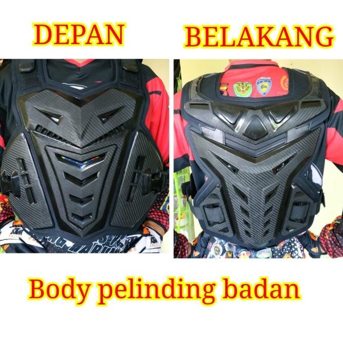 pelindung dada body protector motor cross trail adventure