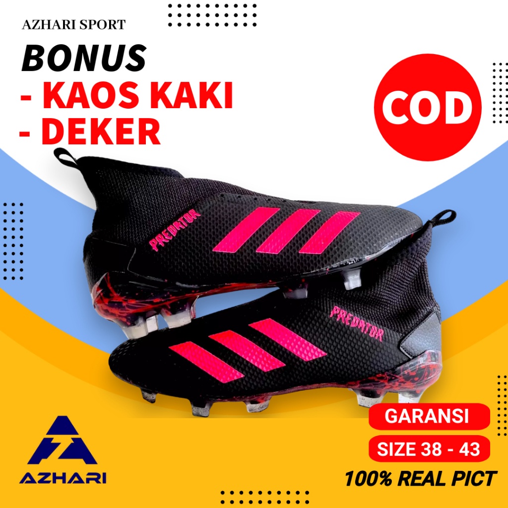 [SPORTY COLLECTION] Sepatu Bola Adidas Predator Sepatu Sepak Bola Sepakbola Kaki Adidas Predator X