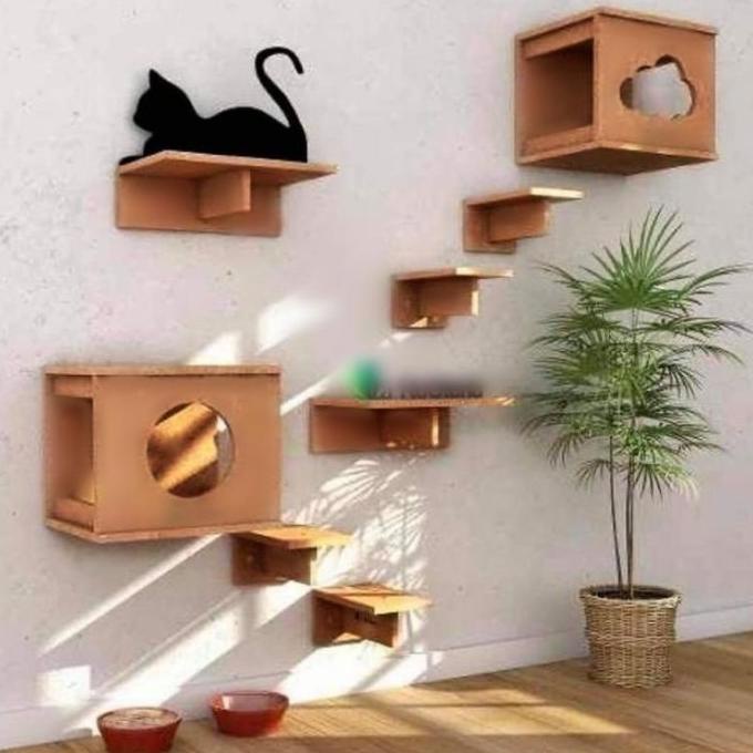 Ready Cat Playground | Cat Box | Kotak Kucing | Kandang Kucing Kayu