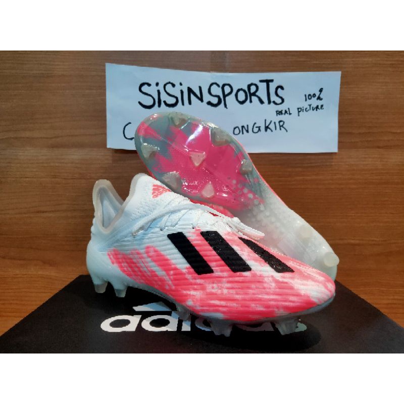 [SPORTY COLLECTION] SEPATU BOLA ADIDAS X 19.1 WHITE PINK