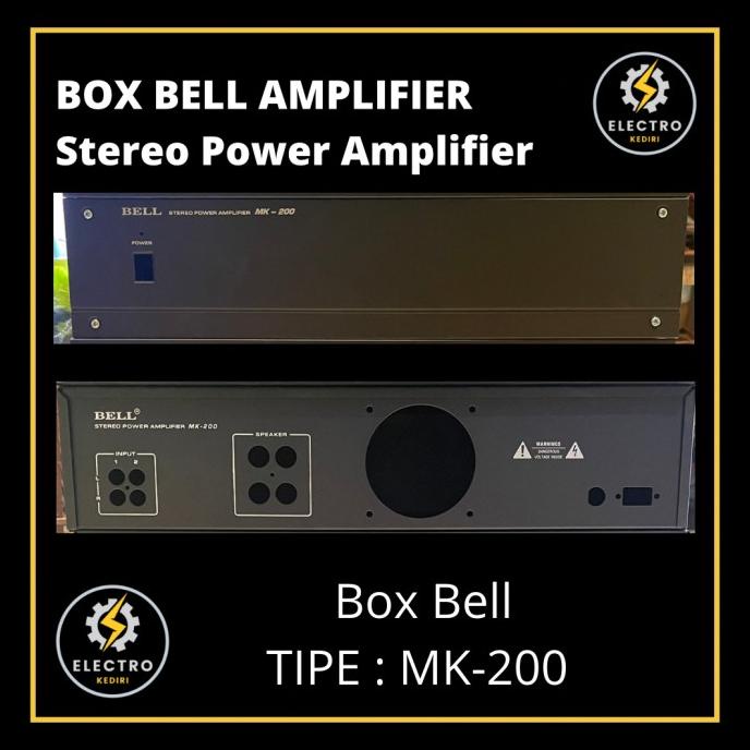 :::::::] Box bell mk 200 polos | box ampli bell mk200 hitam terlaris