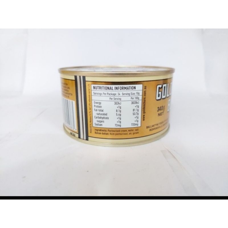 

Butter Golden Churn 340 Gram New Zealand