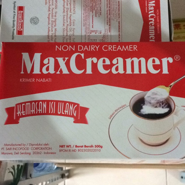 

Maxcreamer Refill 500Gr/Max Creamer 500 Gr/Krimer 500 Gram