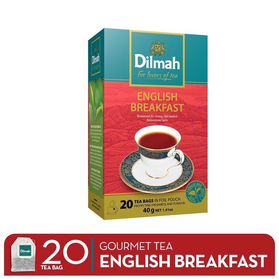 

Teh Dilmah No Envelope 20 Sachet English Breakfast