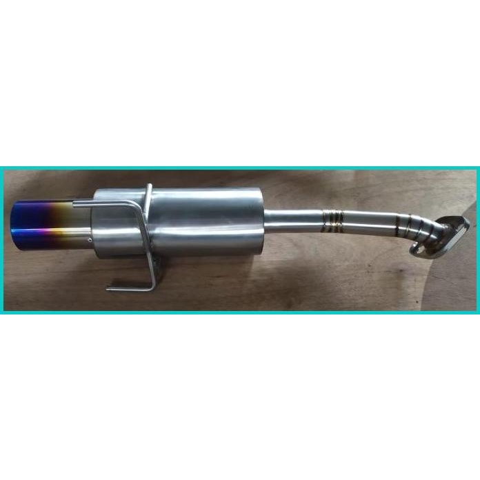 Exhaust Knalpot Muffler Rspeed Titanium tip Honda Brio 18+ Facelift 16