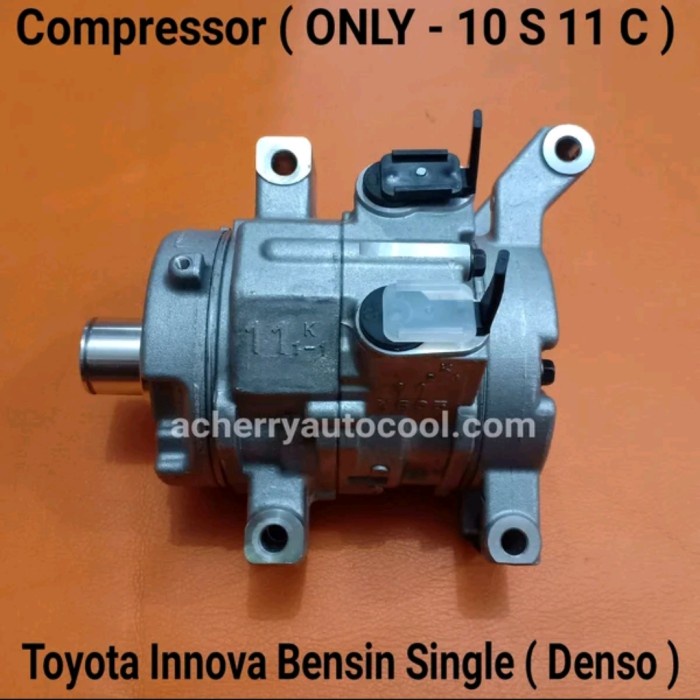 .........] Compressor - Kompressor Ac Toyota Kijang innova Bensin Single Denso