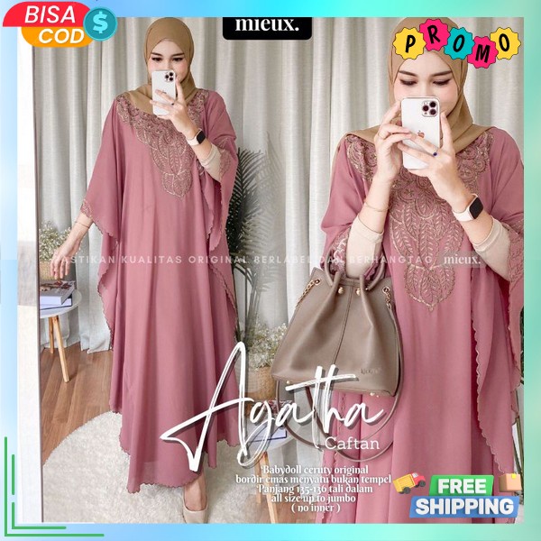 Gamis Caftan Ibuibu Pengajian Bju Ghamis Terbaru 2024 Baj Murah Gamis Model Baru Juba Dris Ukuran Bu