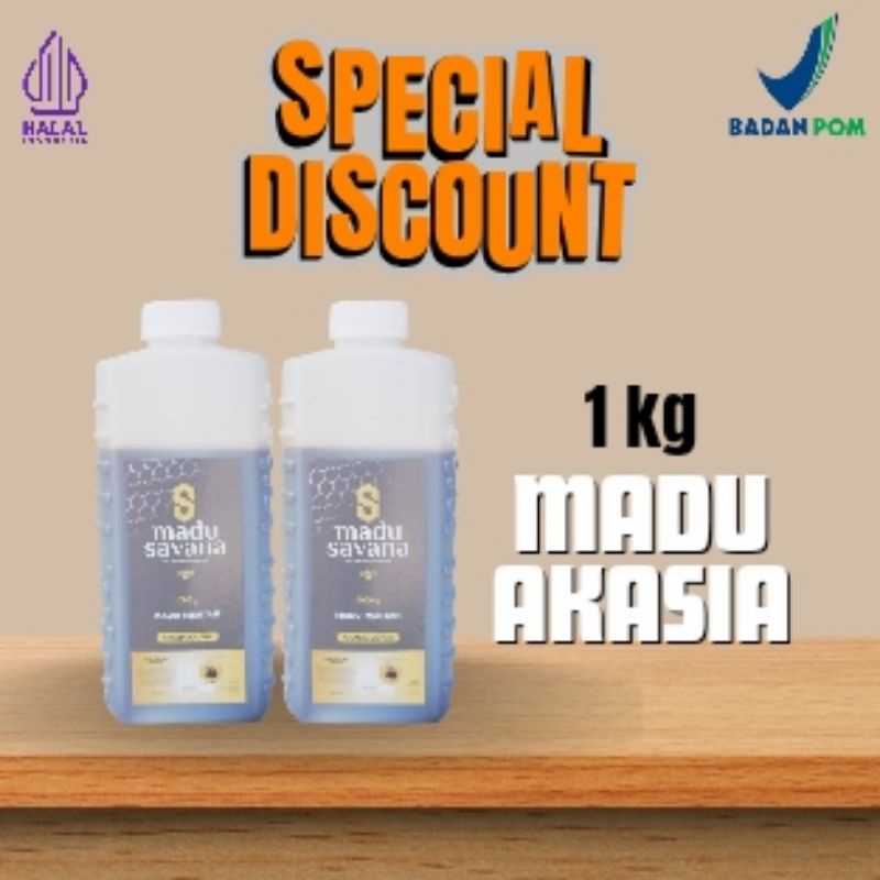 

MADU AKASIA UKURAN 1 KG MADU MURNI PILIHAN