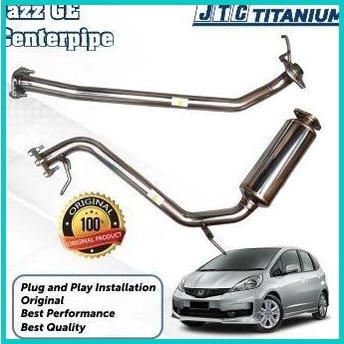 Exhaust Muffler Knalpot JTC titanium Centerpipe Honda JAZZ GE8  16novz