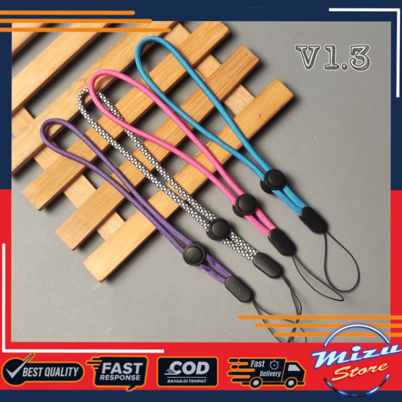 V1.3 WRIST STRAP PARACORD LANYARD HAND/ FINGER TALI GANTUNGAN HP/HANDPHONE/USB/FLASHDISK/KAMERA/ID C