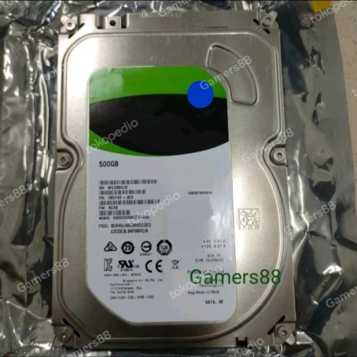 Promo Hdd 500Gb Hardisk 500Gb Internal Pc Harddisk Cctv 3.5" Sata Type A01