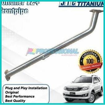 Exhaust Muffler Knalpot JTC titanium Frontpipe Toyota Fortuner VNT 12+