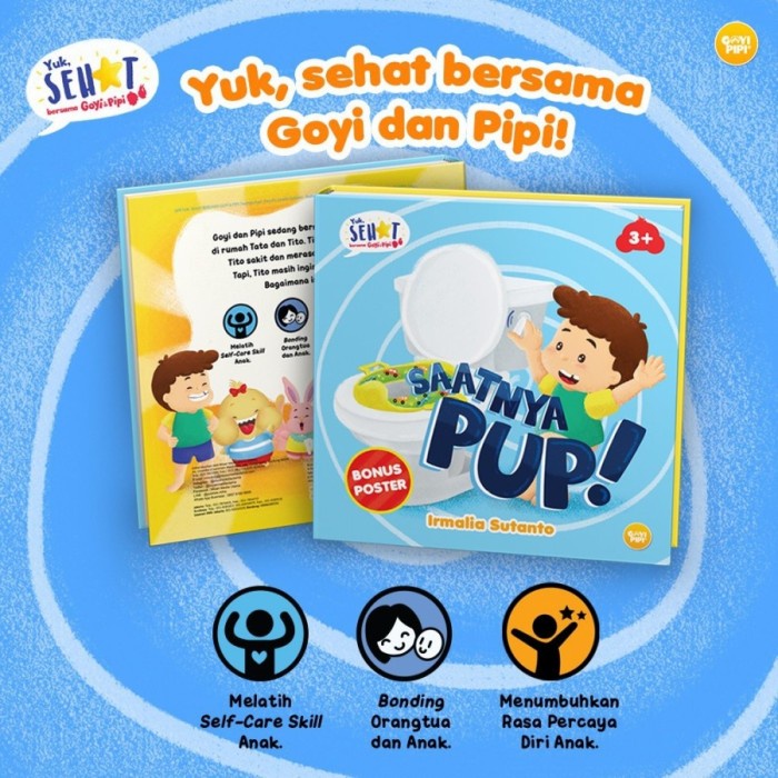 

[SALE MURAH] (YUK SEHAT) -SAATNYA PUP! -SAATNYA KE TOILET! DISKON