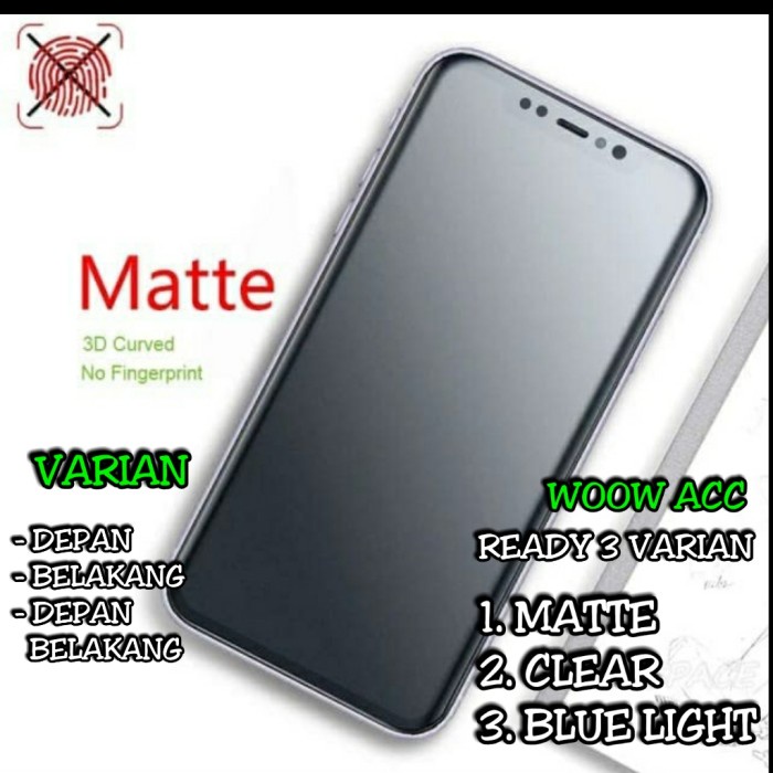 SAMSUNG S7 FLAT HYDROGEL SCREEN PROTECTOR ANTI GORES FULL sampshop