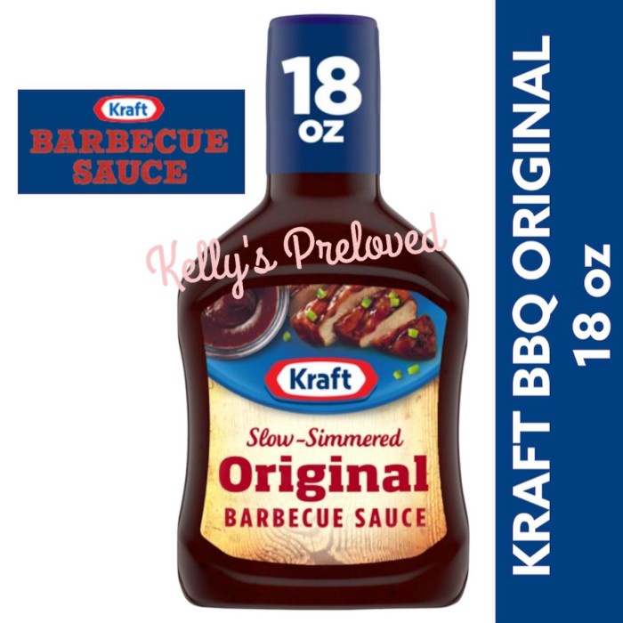 

Kraft Bbq Sauce Original 18 Oz Saus Barbecue 510 Gram Made In Usa
