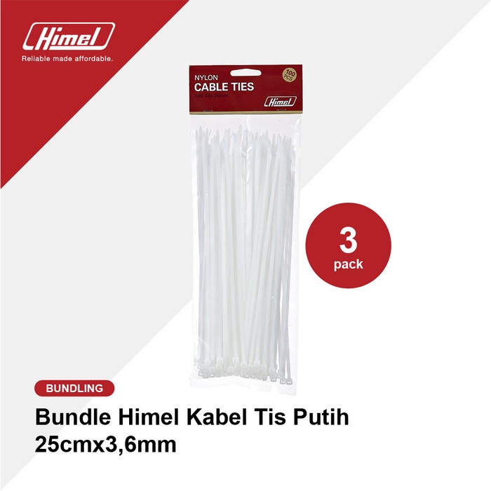 

Terbaru Bundle Himel Kabel Tis Putih 25Cmx3,6Mm Promo Terlaris