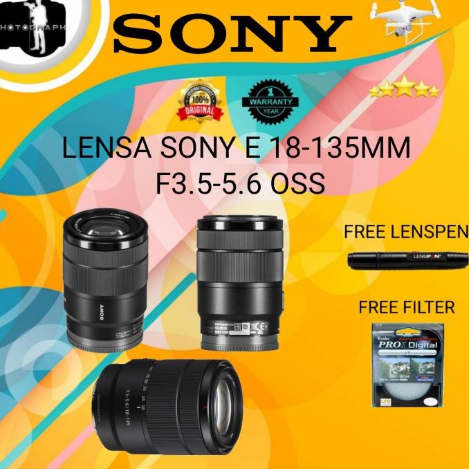 LENSA SONY E 18-135MM F3.5-5.6 OSS / LENSA KAMERA SONY E 18-135MM OSS