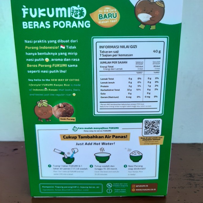 

Fukumi Porang Sachet 1 Isi 7 Sachet 40 Gram