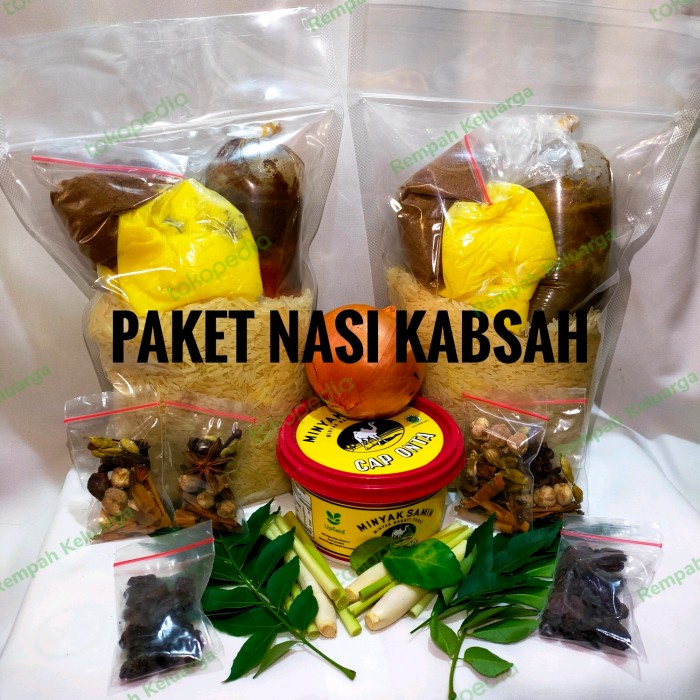 

Basmati 1 Kg Lengkap Dengan Bumbu Kabsah/Nasi Kabsah Instant