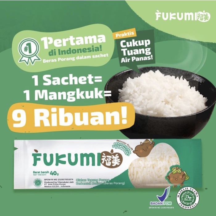 

Fukumi Porang 7 Sachet 40G 280Gr