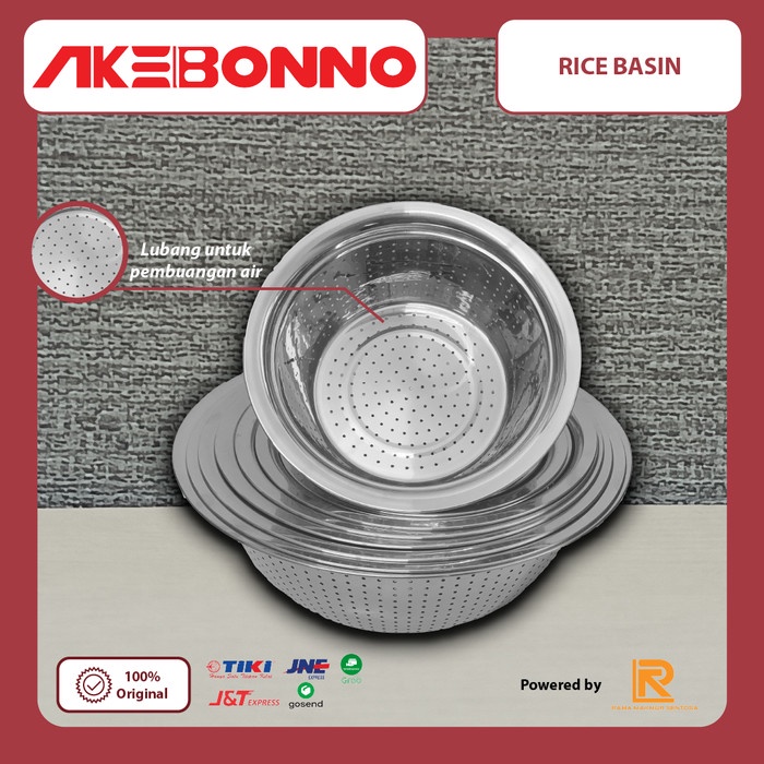 

Akenno Rice Basin / Wadah Cuci