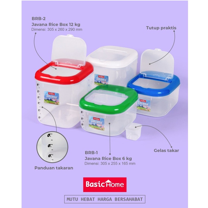 

Lion Star Basic Home Tempat Javana Rice 12 Kg Brb-2