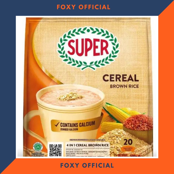 

Super Instant Cereal Brown Rice - Sereal Instant Merah