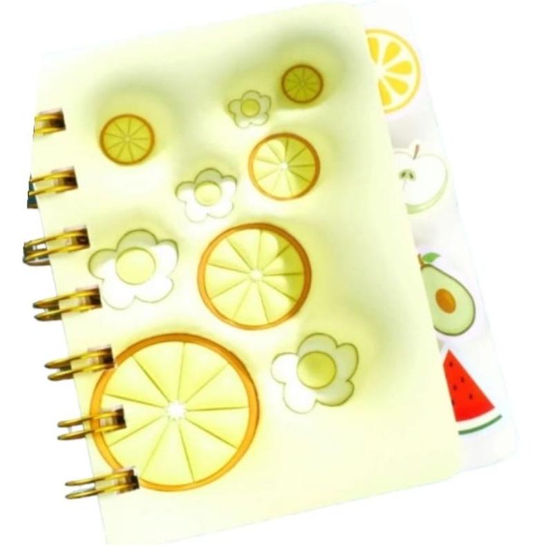 

(motif buah) Buku Catatan Notebook Note book Notes Memo Agenda Kecil Buku Saku Lucu fancy motif buah ukuran A7