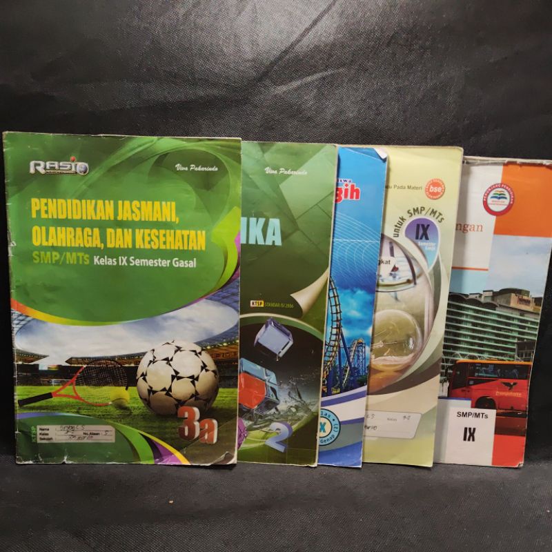 Buku Penjasorkes, Matematika, Fisika, Plkj, kelas 9, IX, SMP, CV Gema Nusa, CV Grafika Dua Tujuh, Vi