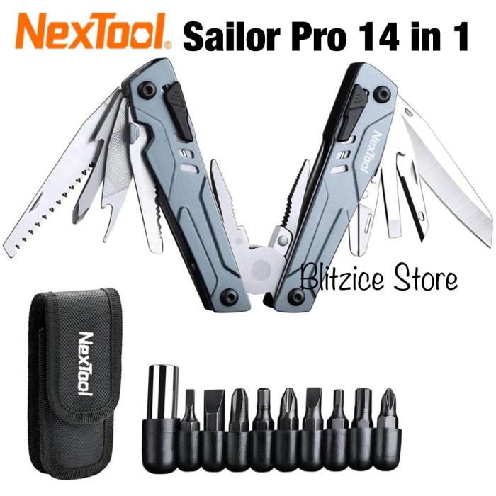 Nextool Sailor Pro 14 in 1 Multi Function Tool Pisau Lipat Multifungsi