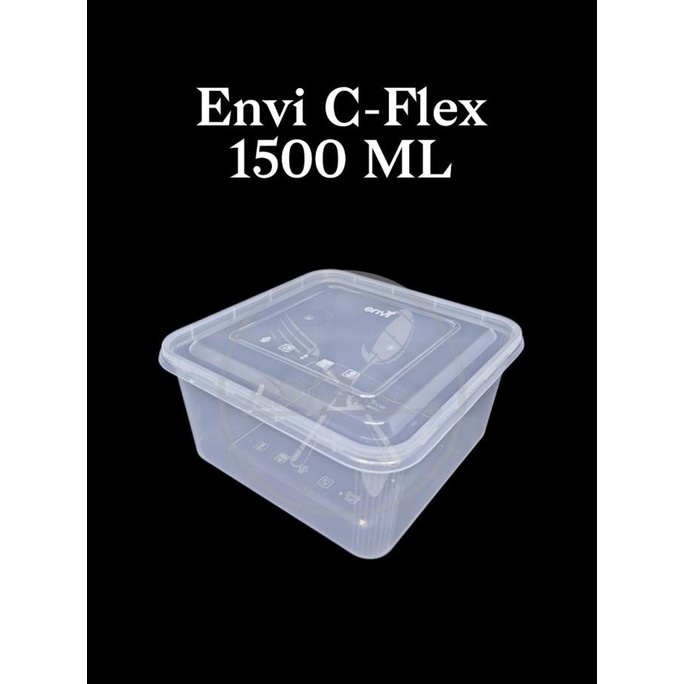 

] Thinwall ENVI C-FLEX 1500ML FOOD CONTAINER TAHAN PANAS & FREEZER 25pcs