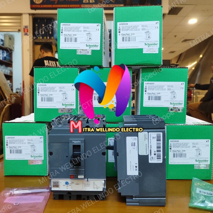 CVS 160F 3PHASE MCCB SCHNEIDER 125A, 160A ORIGINAL