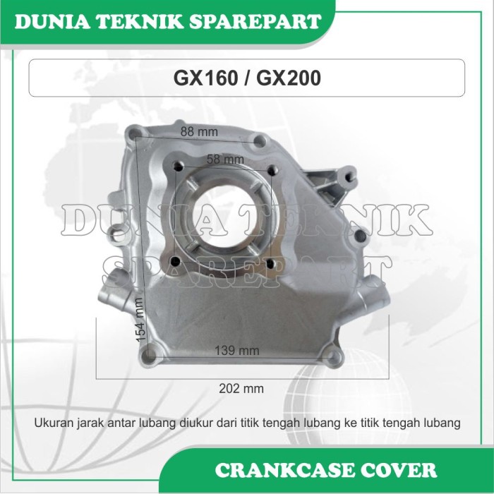 CRANKCASE COVER / TUTUP SAMPING BLOK MESIN GX160 GX200