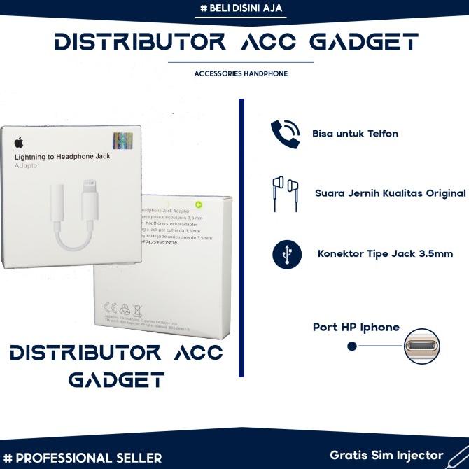 Sambungan Headset Iphone Original Converter Earphone Iphone Original