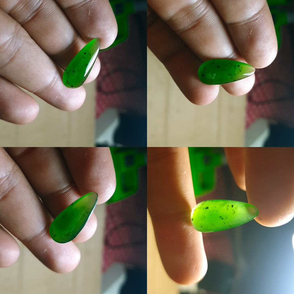 BATU GIOK SUPER KERISTAL HIJAU NATURAL ORIGINAL ACEH HQ NO171