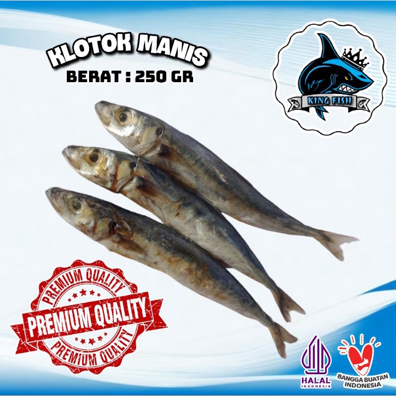 

250GR IKAN ASIN KLOTOK MANIS MURAH BERKUALITAS