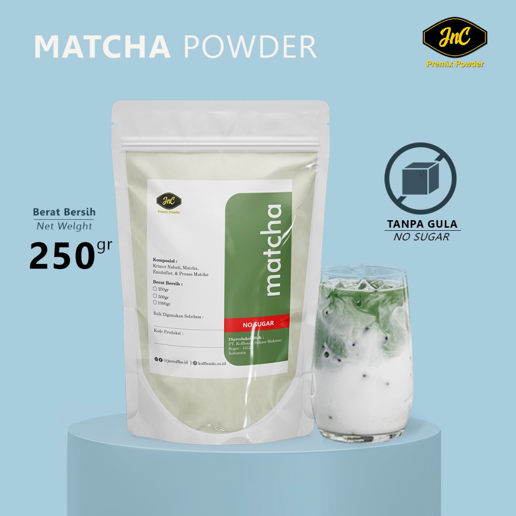 

Jnc Matcha Powder Non Sugar 250Gr