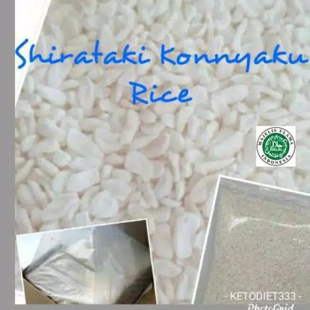 

Shirataki Ekonomis Ukuran 100Gr Low Bs Konnyaku Rice