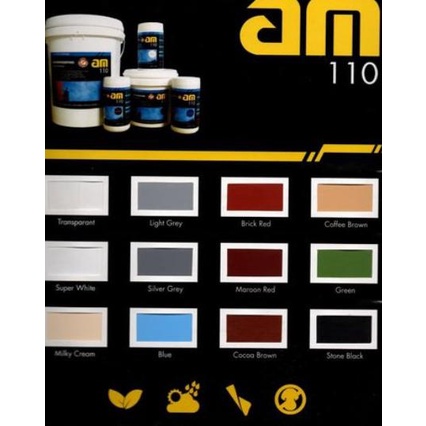 AM 110 AM110 Waterproofing warna 20 kg 20kg Ready Stok