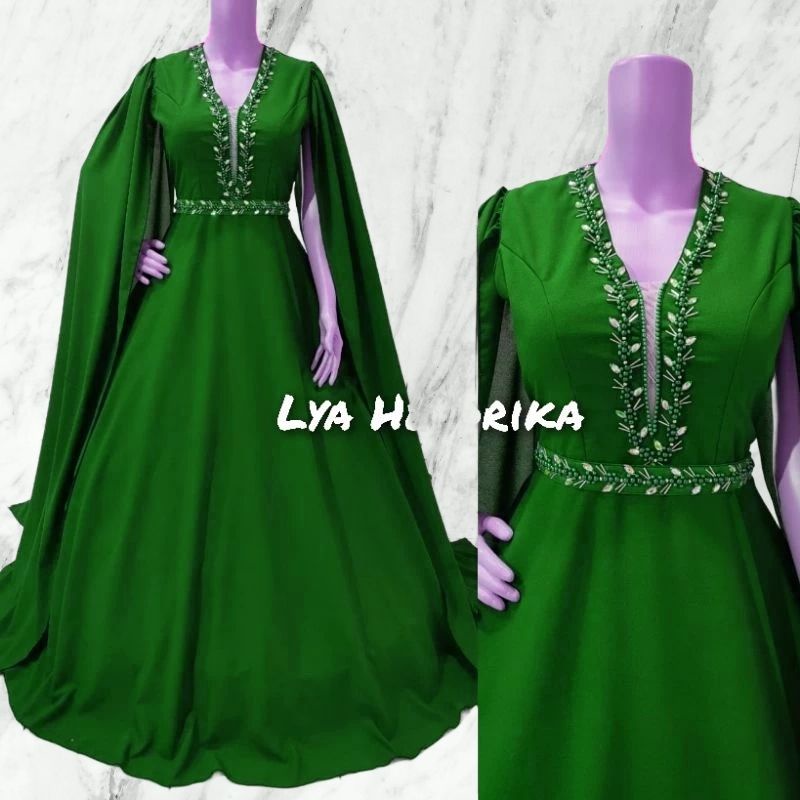 GAUN PESTA MODERN PAYET MEWAH