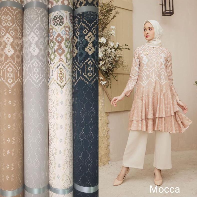 Kain Meteran Motif Kain Meteran Bahan Montana Dan Maxmara Lux Motif Kiana Dan Dara Looklike Wearingk