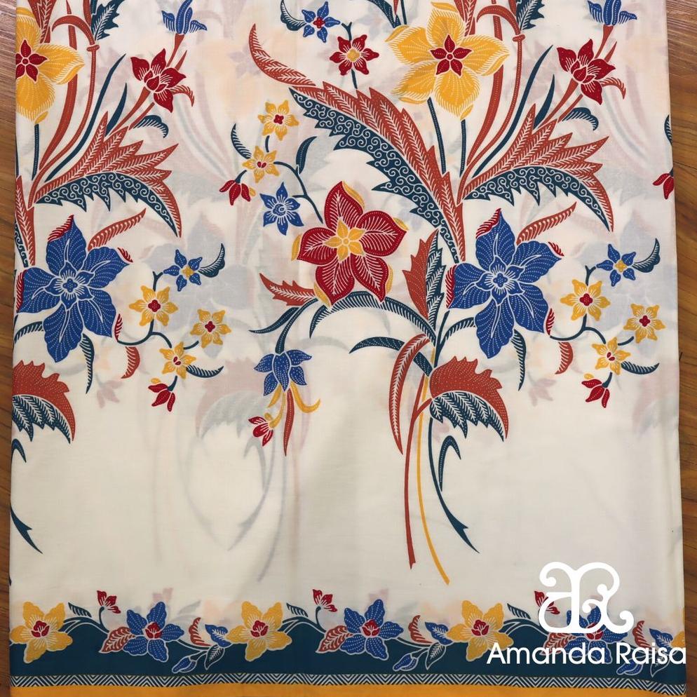 Bahan Jahit Baju Kain Batik Meteran Potongan Motif Buket Londo Mudah & Nyaman