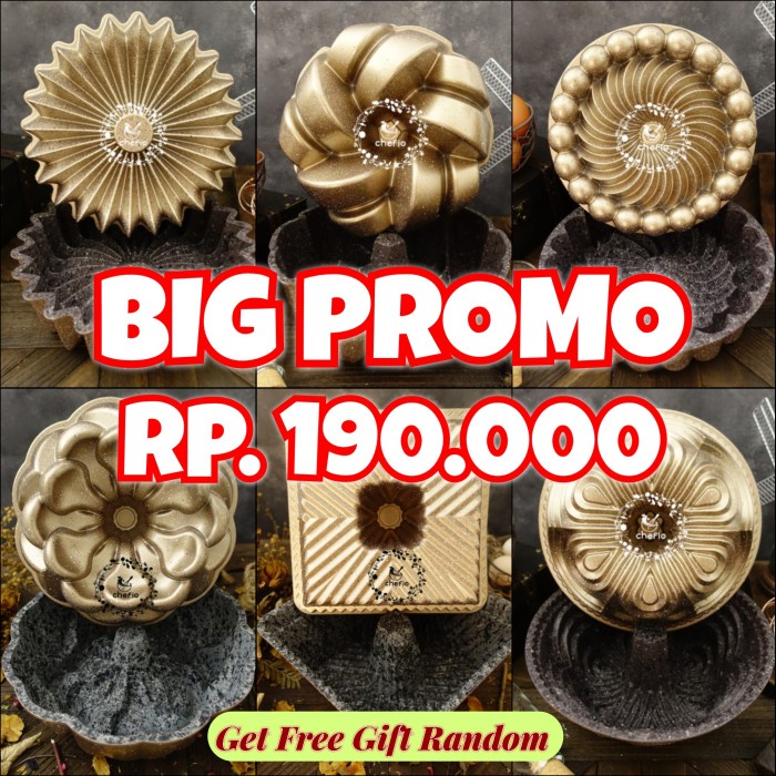 Chefio Loyang Premium Granite / Loyang Sultan / Loyang Butter Cake