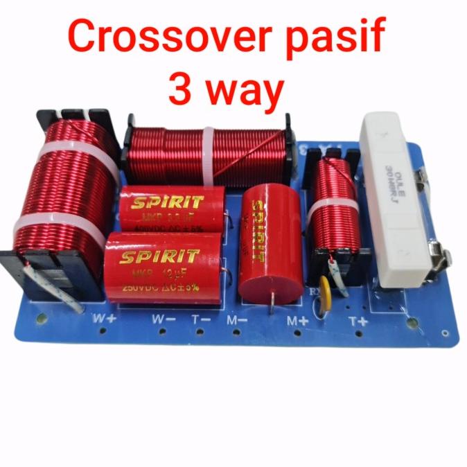 CROSOVER PASIF 3 WAY SPIRIT UNTUK SPEAKER UKURAN 10/12/15 INCH